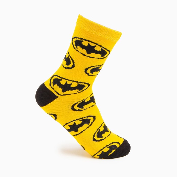 

Носки, Batman, жёлтый/чёрный, 20, Одежда и текстиль «DC Comics»