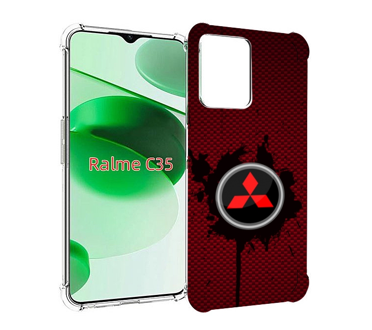 

Чехол MyPads mitsubishi 2 для Realme C35 / Narzo 50A Prime, Прозрачный, Tocco