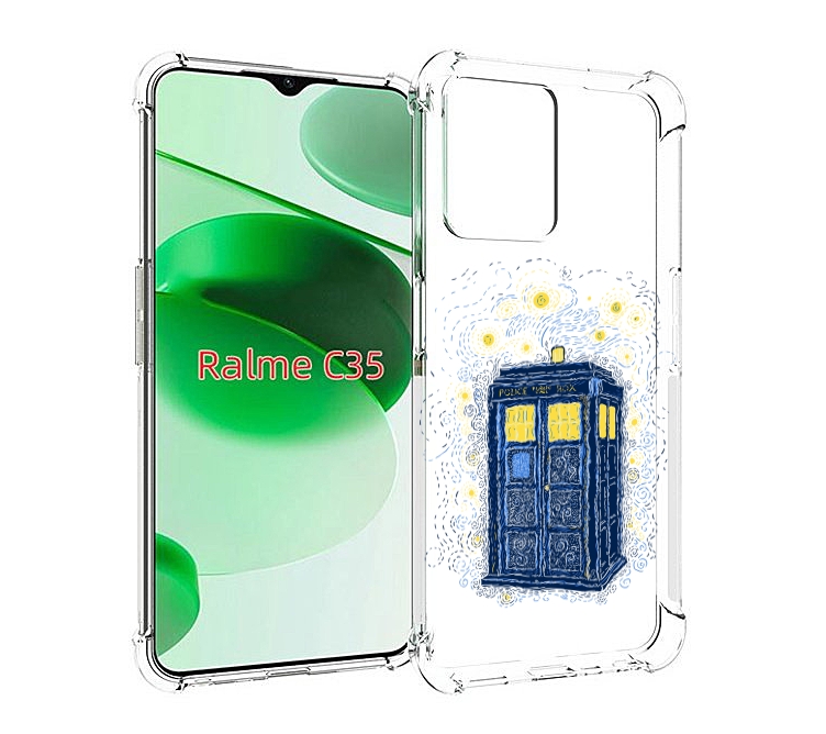 

Чехол MyPads будка рисунок для Realme C35 / Narzo 50A Prime, Прозрачный, Tocco