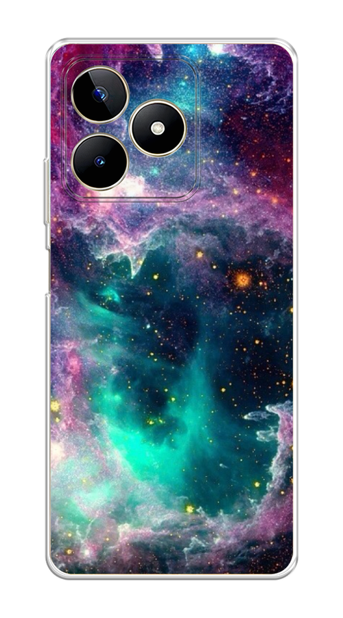 

Чехол на Realme C53 "Звездные облака", Розовый;бежевый, 2514650-2
