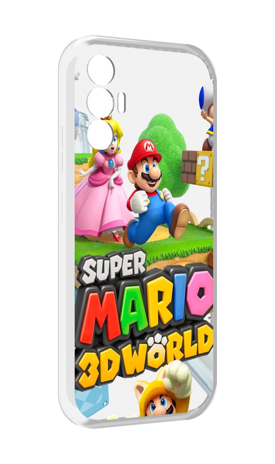 

Чехол Mypads Super Mario 3D World Для Tecno Pova 3, Прозрачный, Tocco