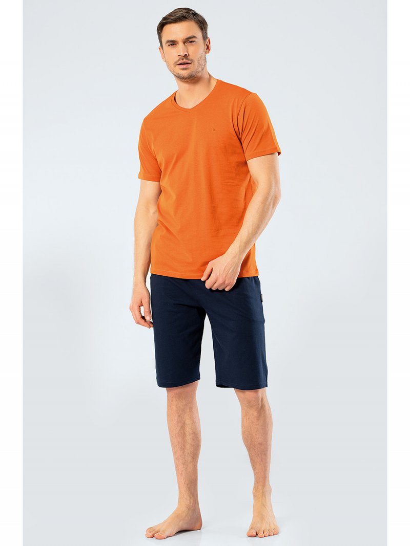 

Пижама мужская Cacharel 2206 оранжевая XXL, Оранжевый, 2206