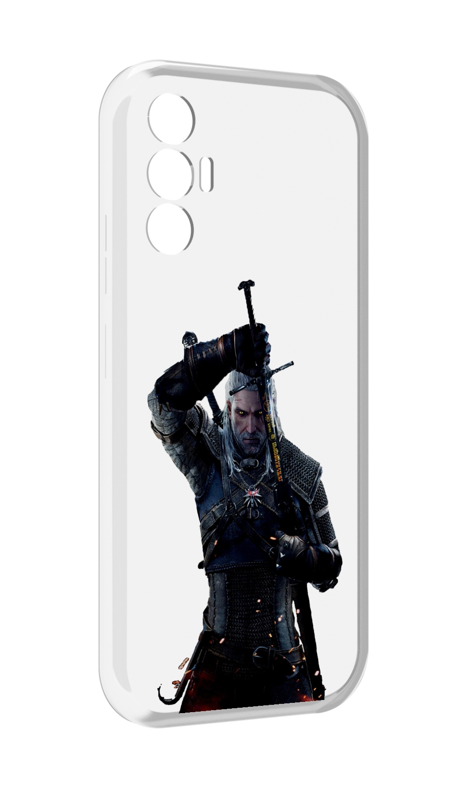 

Чехол Mypads The Witcher 3 Для Tecno Pova 3, Прозрачный, Tocco