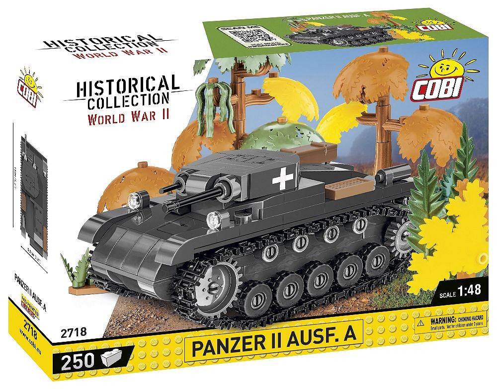 Конструктор COBI Немецкий танк Panzer II Ausf. A, арт.2718
