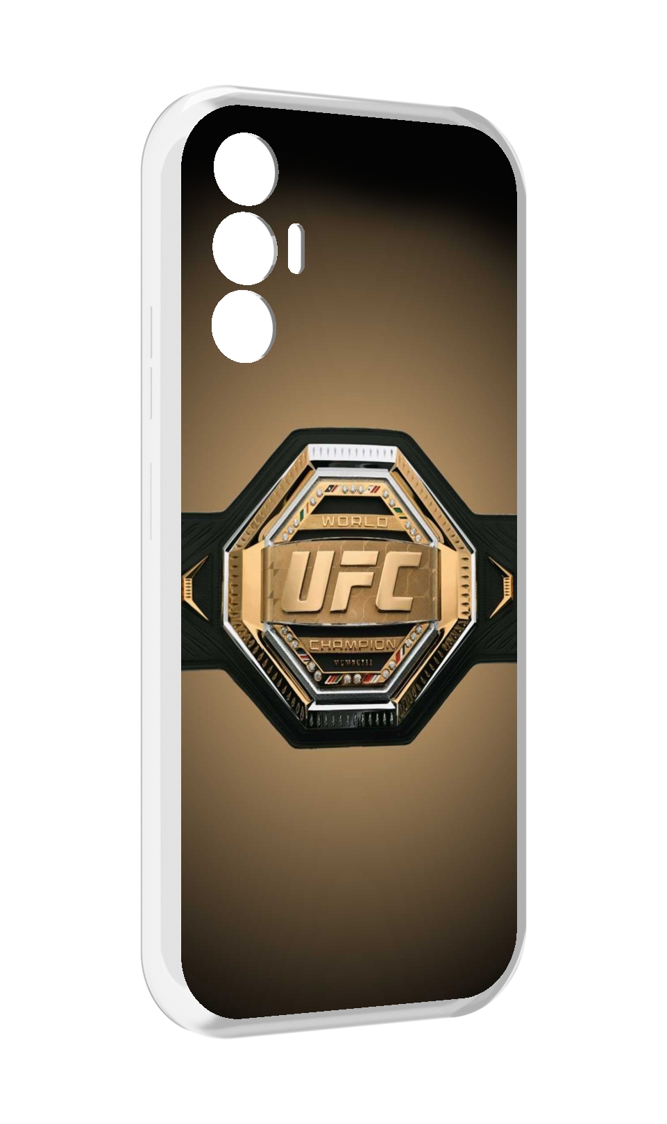 

Чехол MyPads UFC единоборства мужской для Tecno Pova 3, Прозрачный, Tocco
