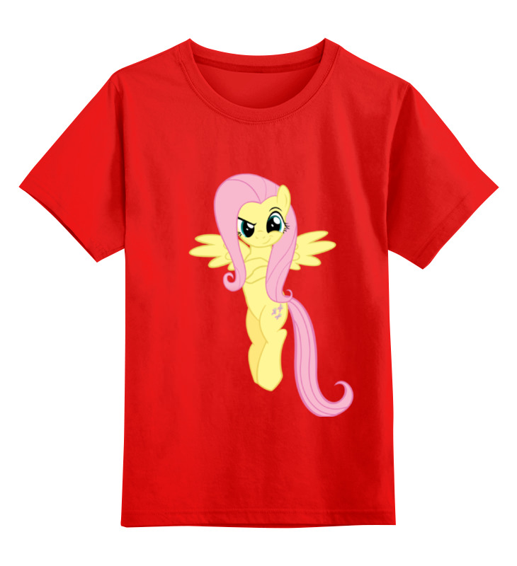 

Детская футболка классическая Printio Fluttershy, р. 164, Красный, 0000000676100