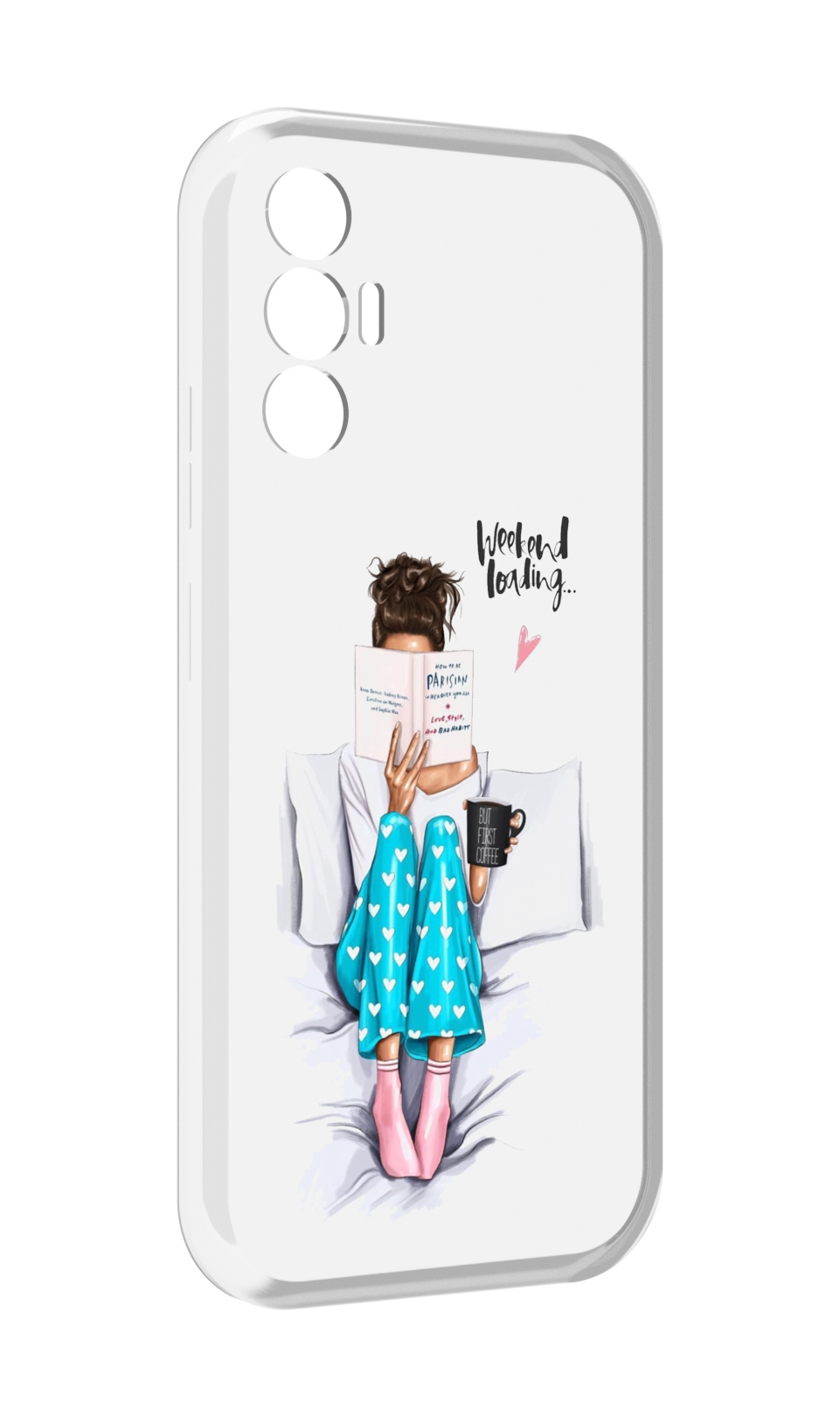 

Чехол MyPads Weekend-loading для Tecno Pova 3, Прозрачный, Tocco