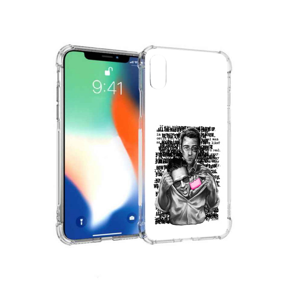 

Чехол MyPads Tocco для Apple iPhone XS Max бойцовский клуб (PT117540.614.242), Прозрачный, Tocco