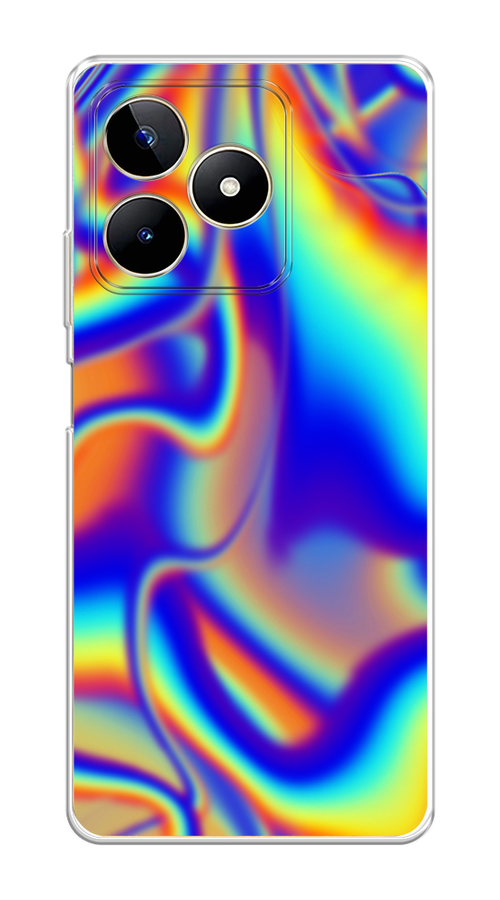 

Чехол на Realme C53 "Яркая голограмма", Разноцветный, 2514650-3