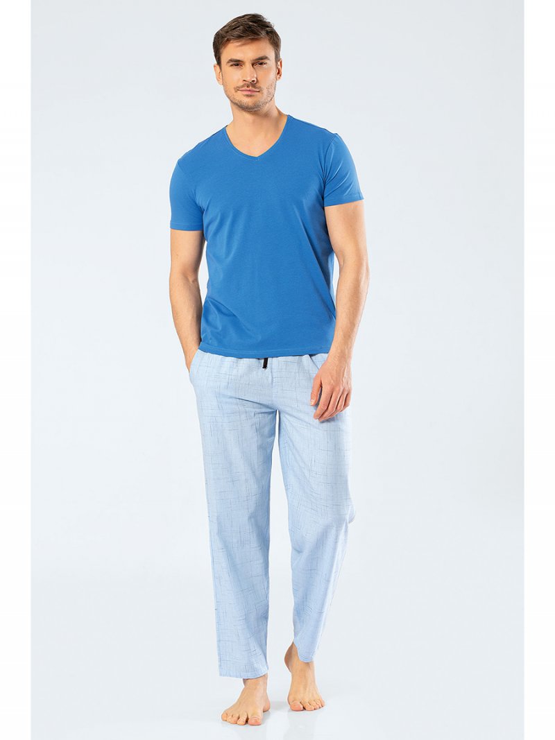 

Пижама мужская Cacharel 2207 голубая XXL, 2207
