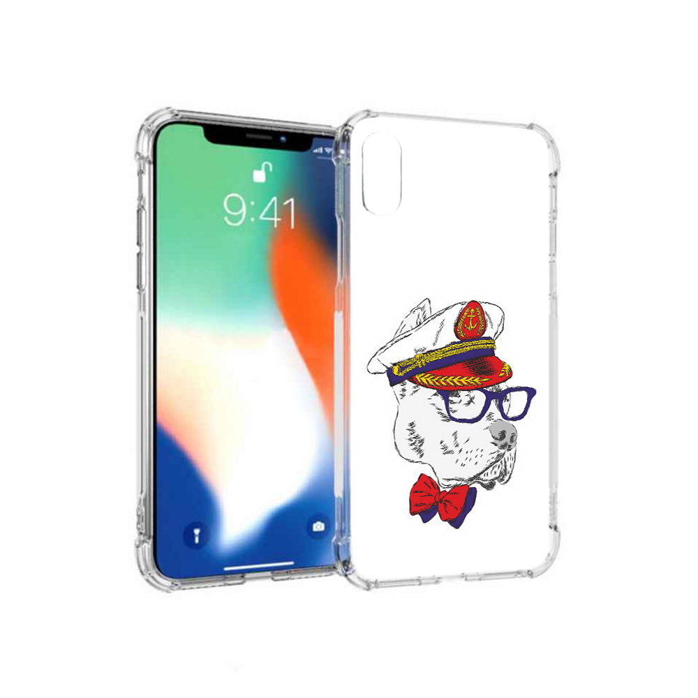 

Чехол MyPads Tocco для Apple iPhone XS Max бульдог (PT117540.614.251), Прозрачный, Tocco