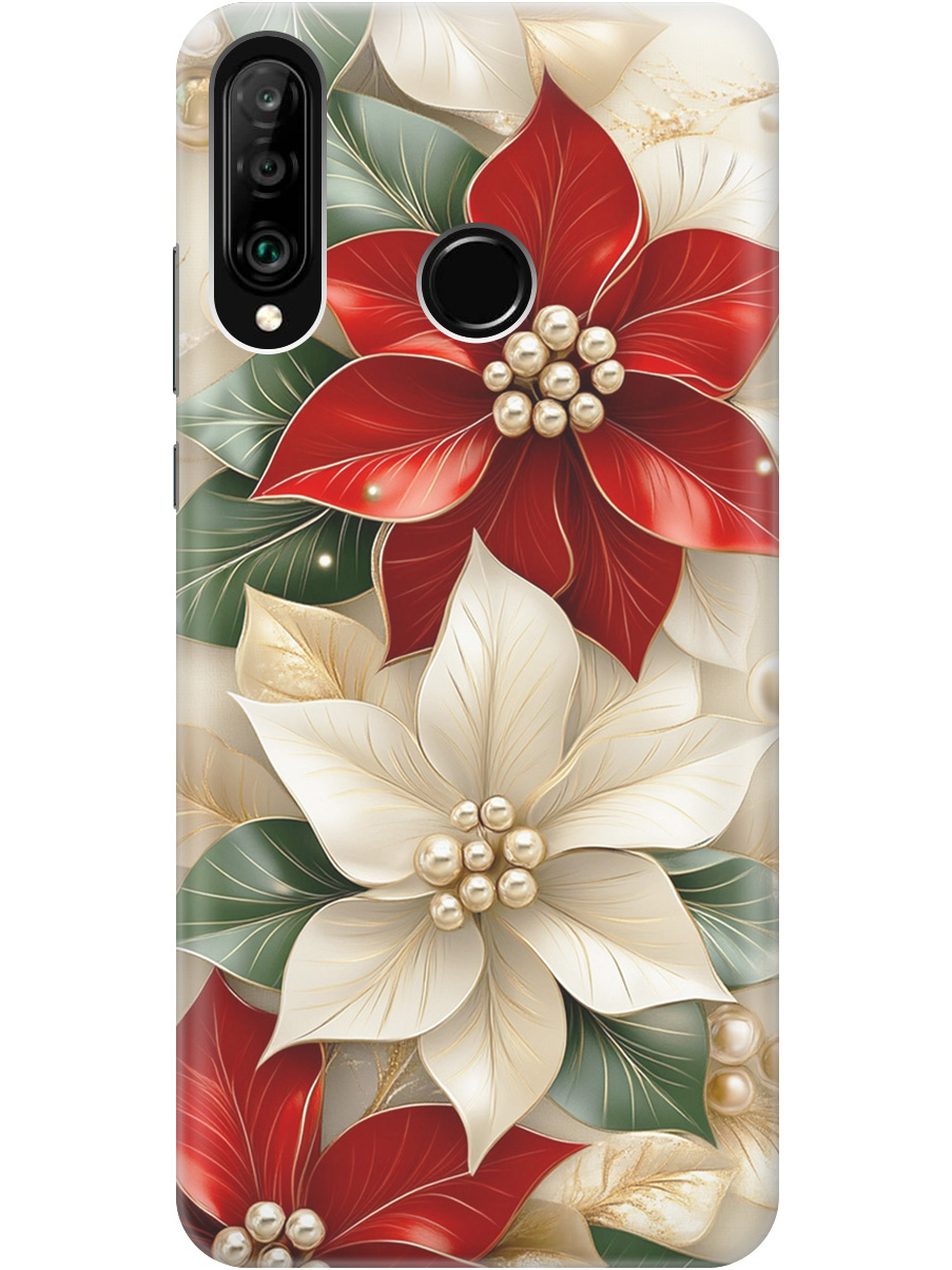 

Силиконовый чехол на Honor 20 Lite / 20s / Huawei P30 Lite с принтом "Цветы и бусы", Прозрачный;бежевый;красный, 720772021