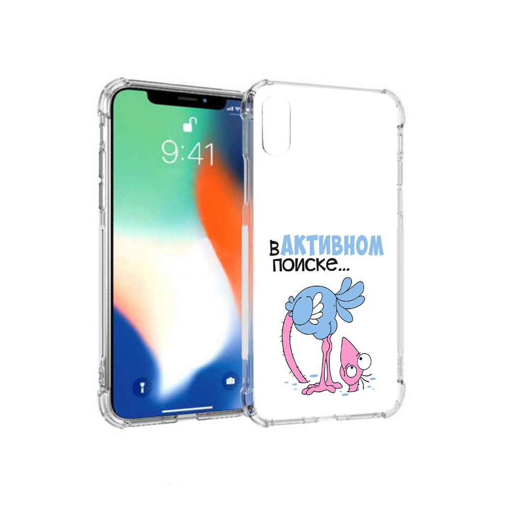 

Чехол MyPads Tocco для Apple iPhone XS Max в активном поиске (PT117540.614.255), Прозрачный, Tocco