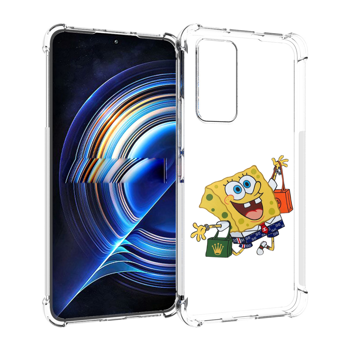 

Чехол MyPads модный-спанч-боб для Tecno Camon 19 Neo, Прозрачный, Tocco