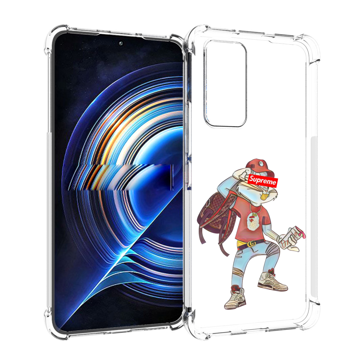 

Чехол MyPads моднявый-заяц детский для Tecno Camon 19 Neo, Прозрачный, Tocco