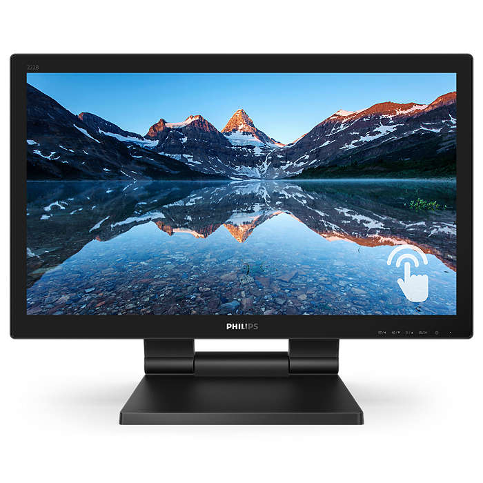 фото Монитор philips 21.5" black (222b9t touch)