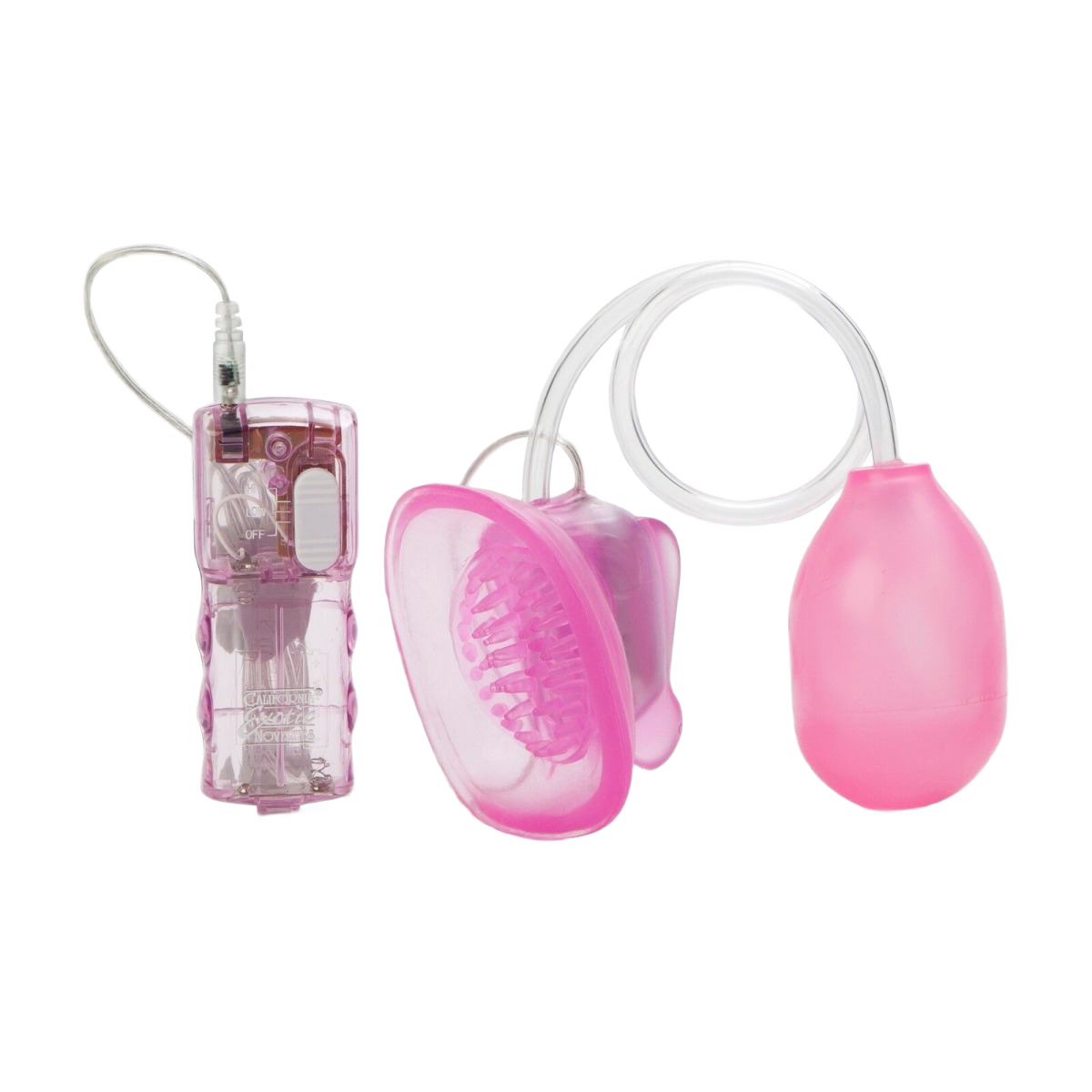 Вибропомпа California Exotic Novelties Vibro Pussy Sucker, розовая