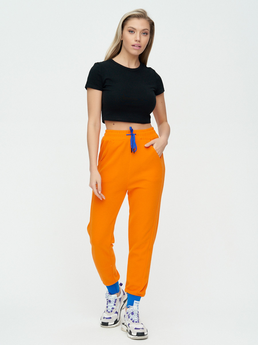 фото Спортивные брюки женские 1307o оранжевый 44 mtforce