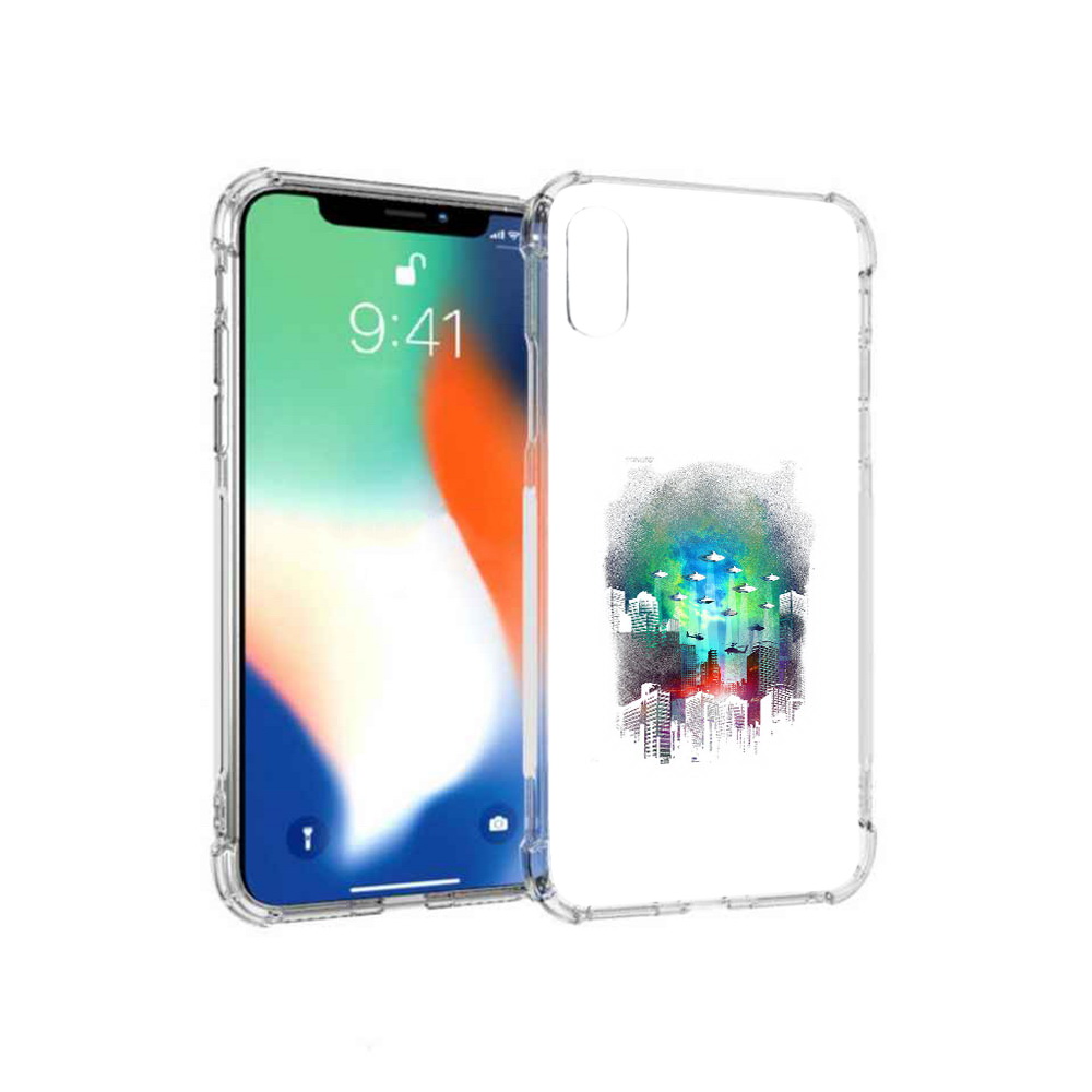 

Чехол MyPads Tocco для Apple iPhone XS Max город в свечении (PT117540.614.296), Прозрачный, Tocco