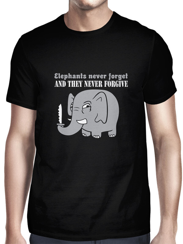 

Футболка мужская DreamShirts Studio Слоны никогда не прощают 481-elephants-2 черная L, Черный, Слоны никогда не прощают 481-elephants-2