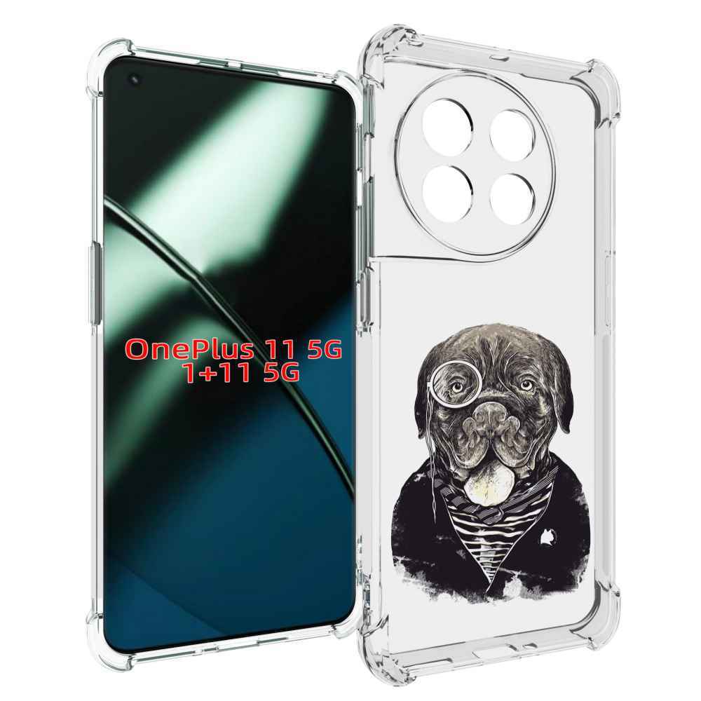 

Чехол MyPads солидный песик для OnePlus 11, Прозрачный, Tocco