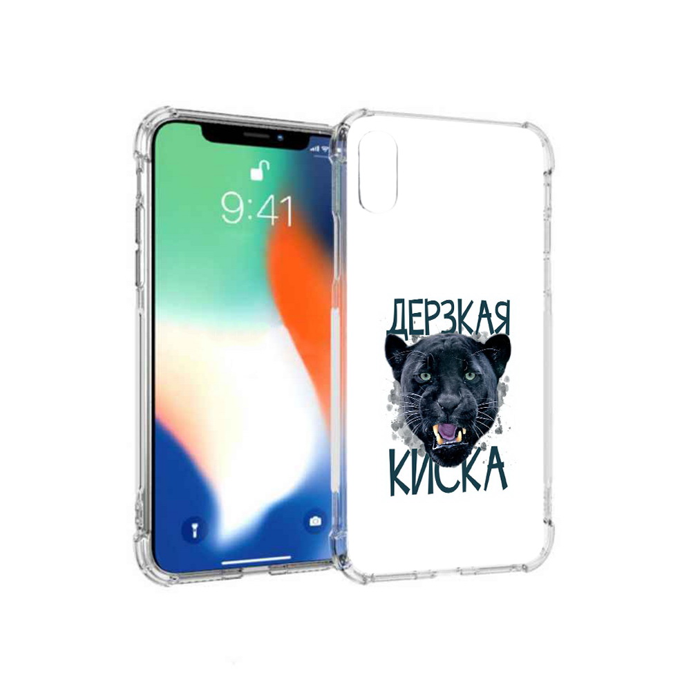 

Чехол MyPads Tocco для Apple iPhone XS Max дерзкая киска (PT117540.614.319), Прозрачный, Tocco
