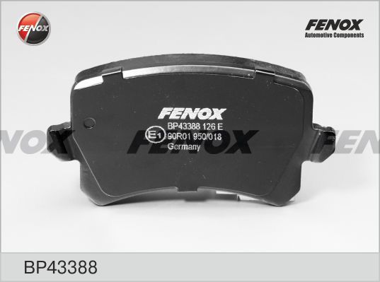

Тормозные колодки FENOX дисковые BP43388