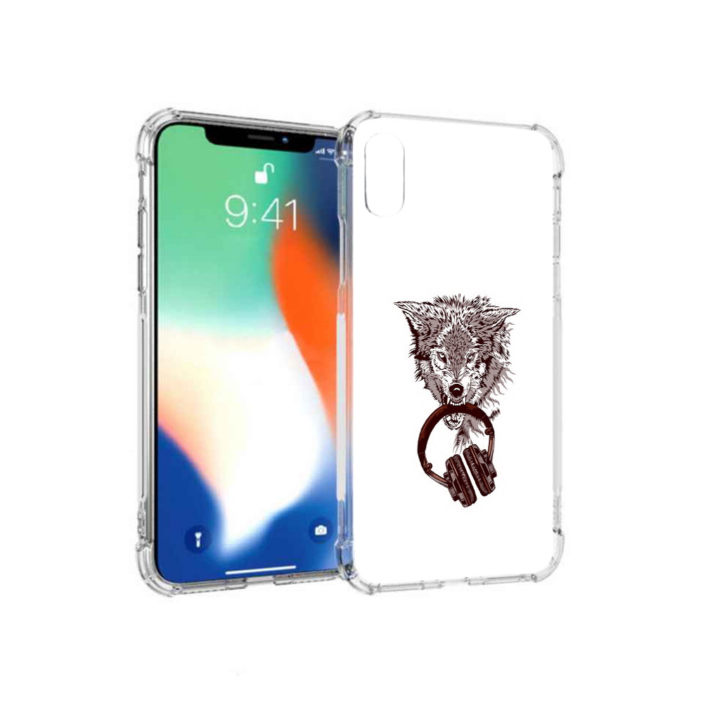 

Чехол MyPads Tocco для Apple iPhone XS Max дикий волк (PT117540.614.325), Прозрачный, Tocco