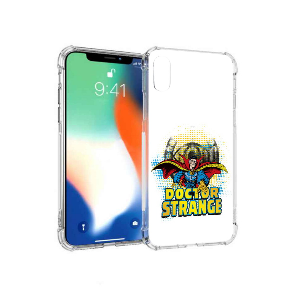

Чехол MyPads Tocco для Apple iPhone XS Max доктор стренж рисунок (PT117540.614.335), Прозрачный, Tocco