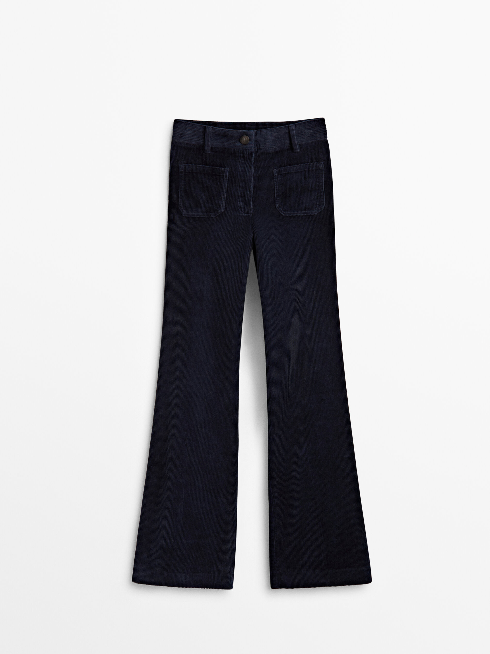 

Брюки женские Massimo Dutti 05050903401 синие 38, 05050903401