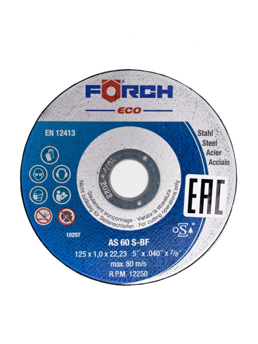 

Круг отрезной FOERCH ECO Metal 125X1,0