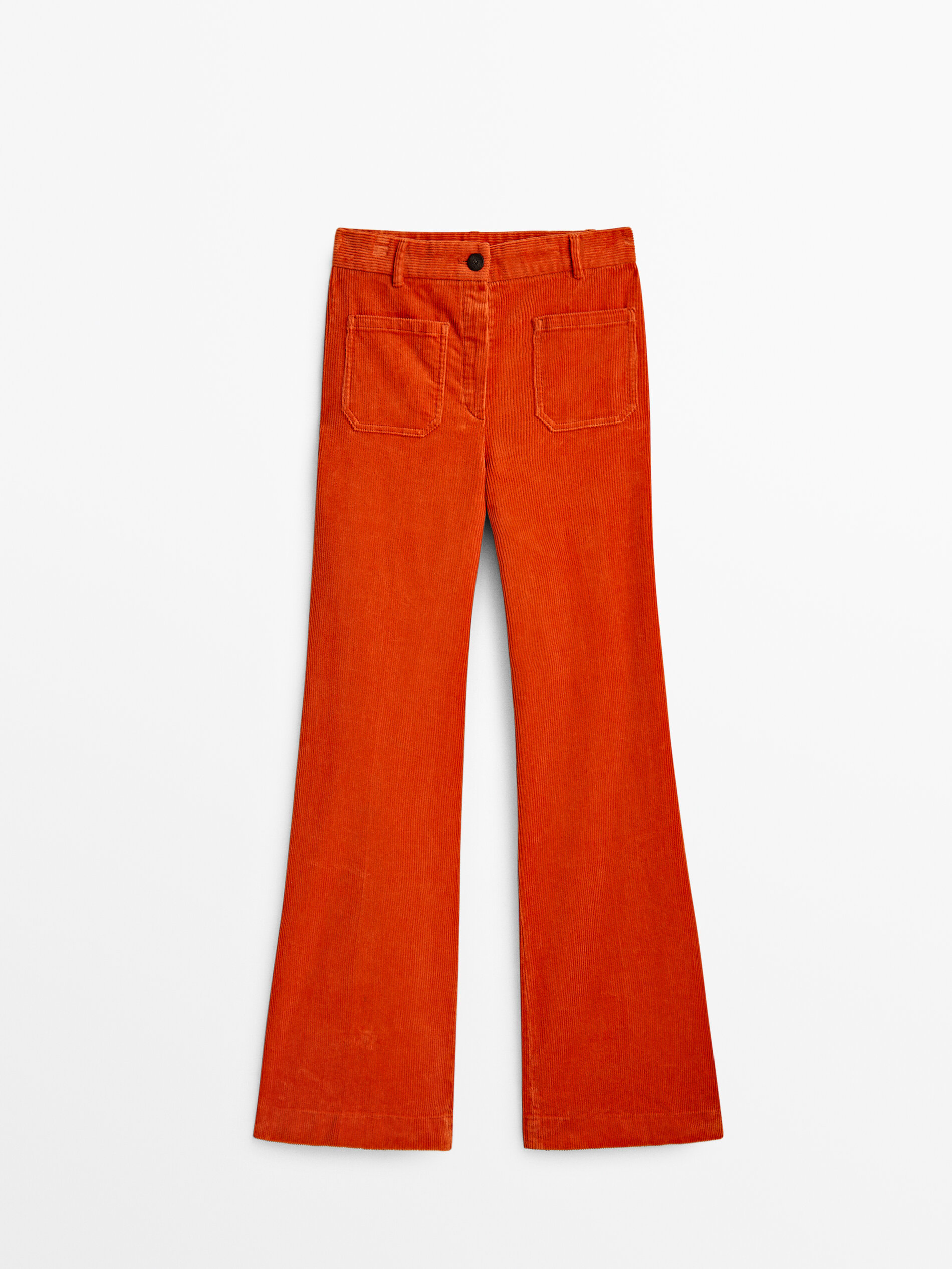 

Брюки женские Massimo Dutti 05050903642 оранжевые 40, 05050903642