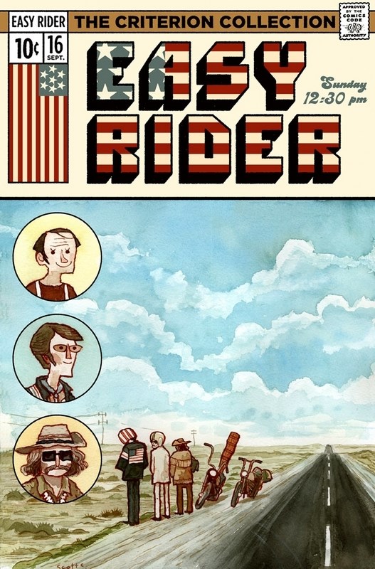 

Постер к фильму "Беспечный ездок" (Easy Rider) Оригинальный 66,8x101,6 см