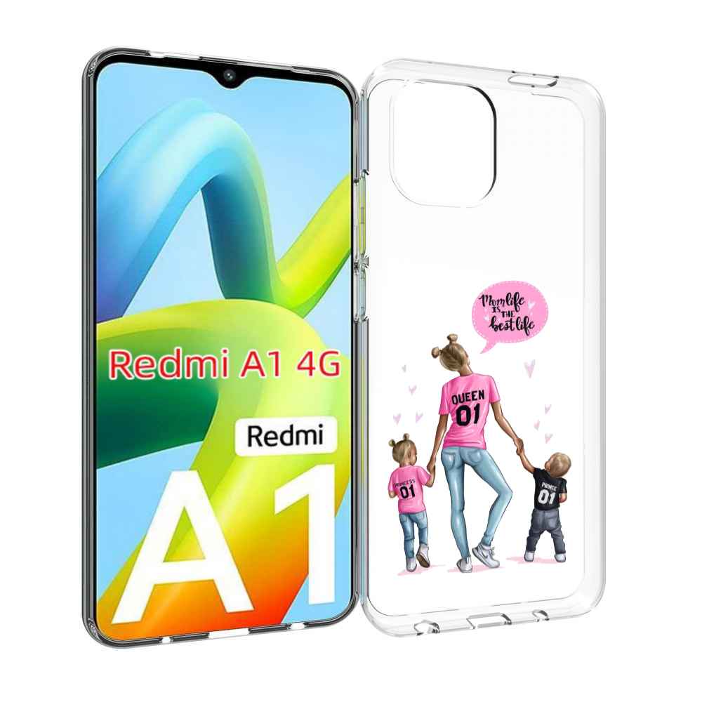 

Чехол MyPads Мама-королева женский для Xiaomi Redmi A1, Прозрачный, Tocco