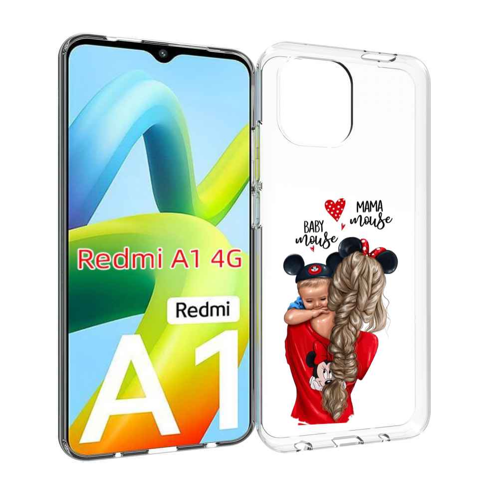 

Чехол MyPads Мама-маус женский для Xiaomi Redmi A1, Прозрачный, Tocco