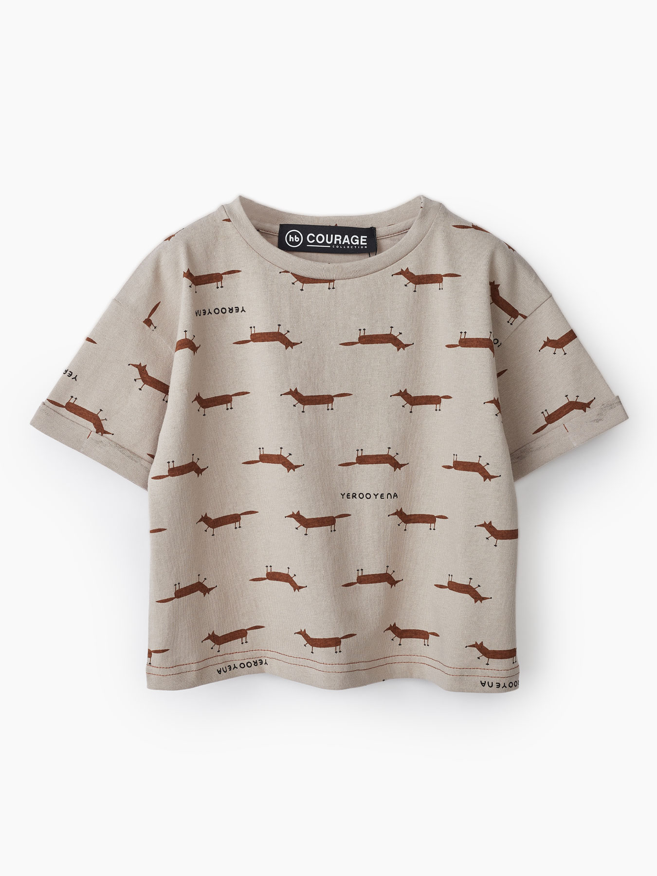 фото Oversize футболка из хлопка (beige, 80) happy baby бежевый 80