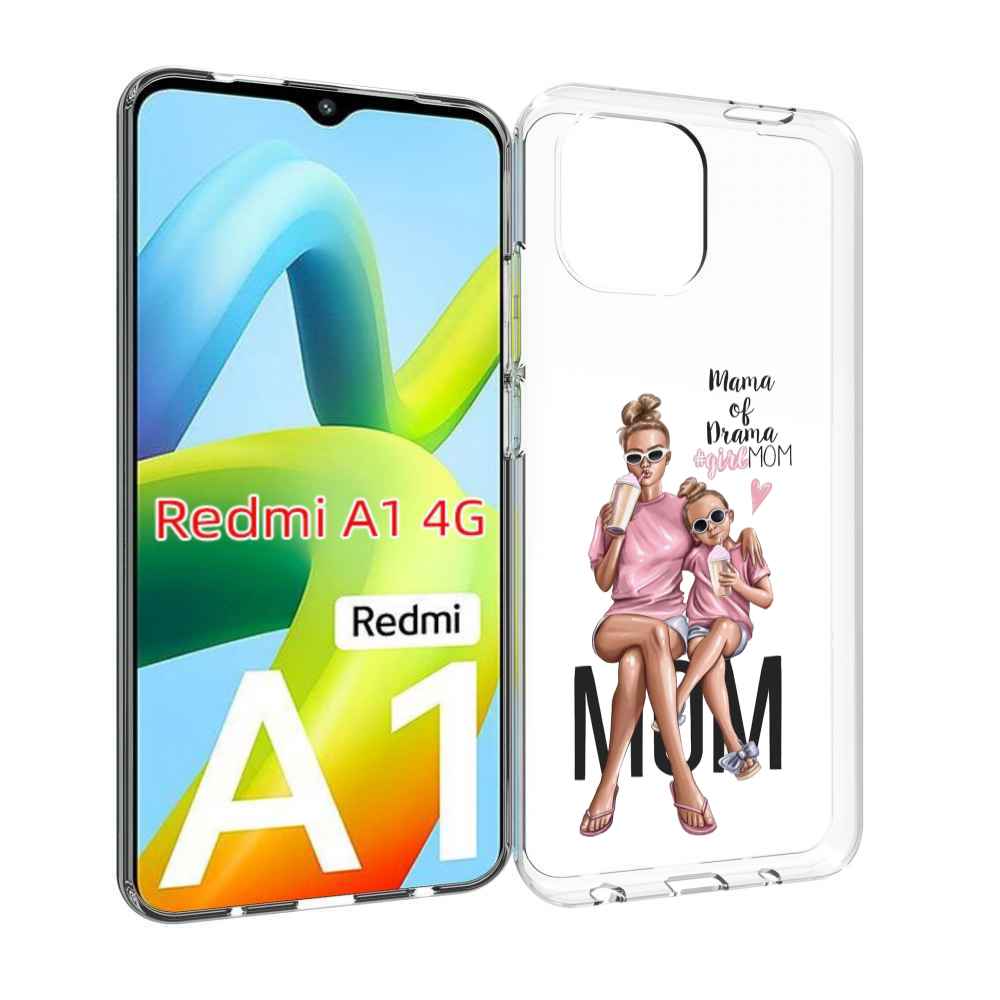 

Чехол MyPads Мама-мечты женский для Xiaomi Redmi A1, Прозрачный, Tocco