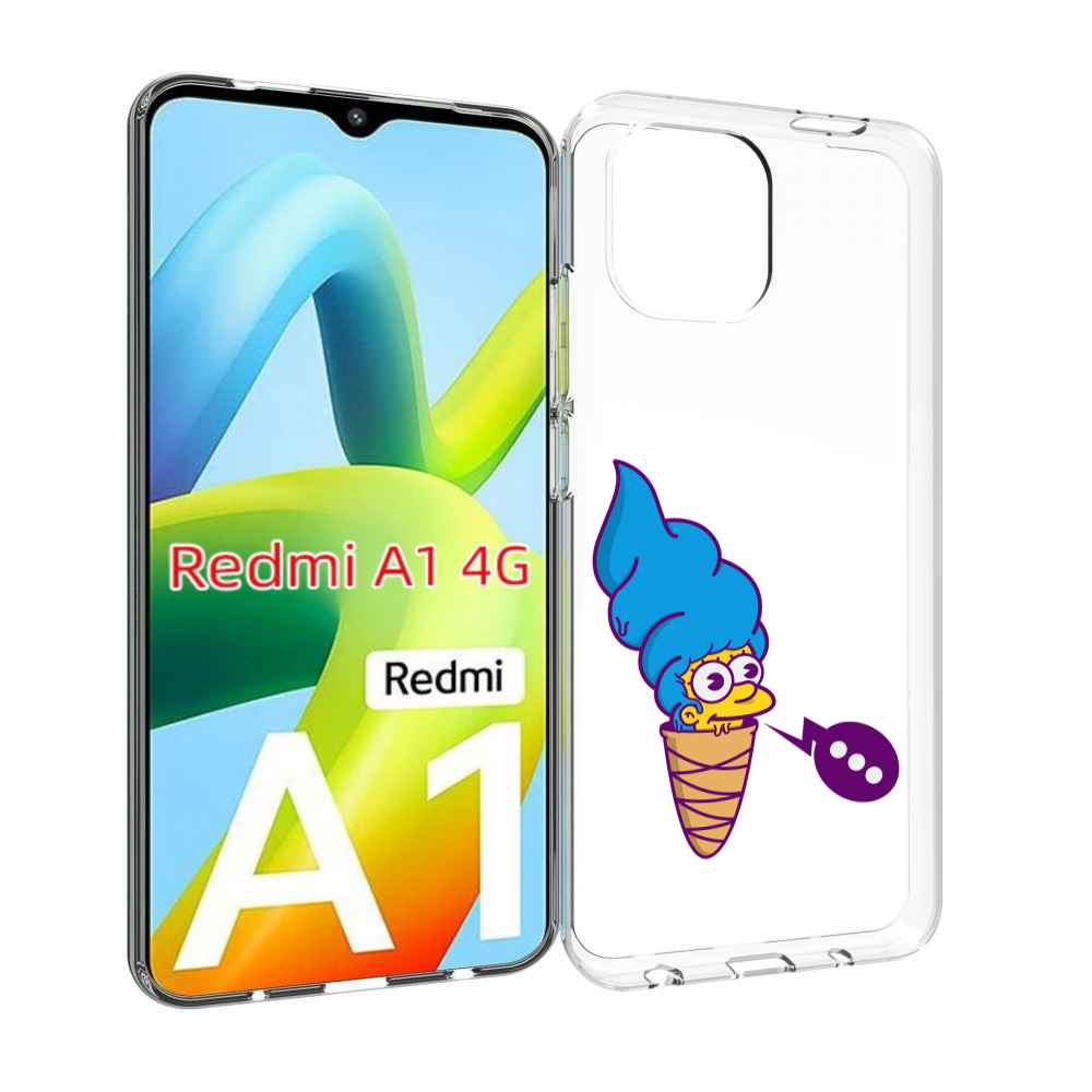 Чехол MyPads Мардж-рожок для Xiaomi Redmi A1