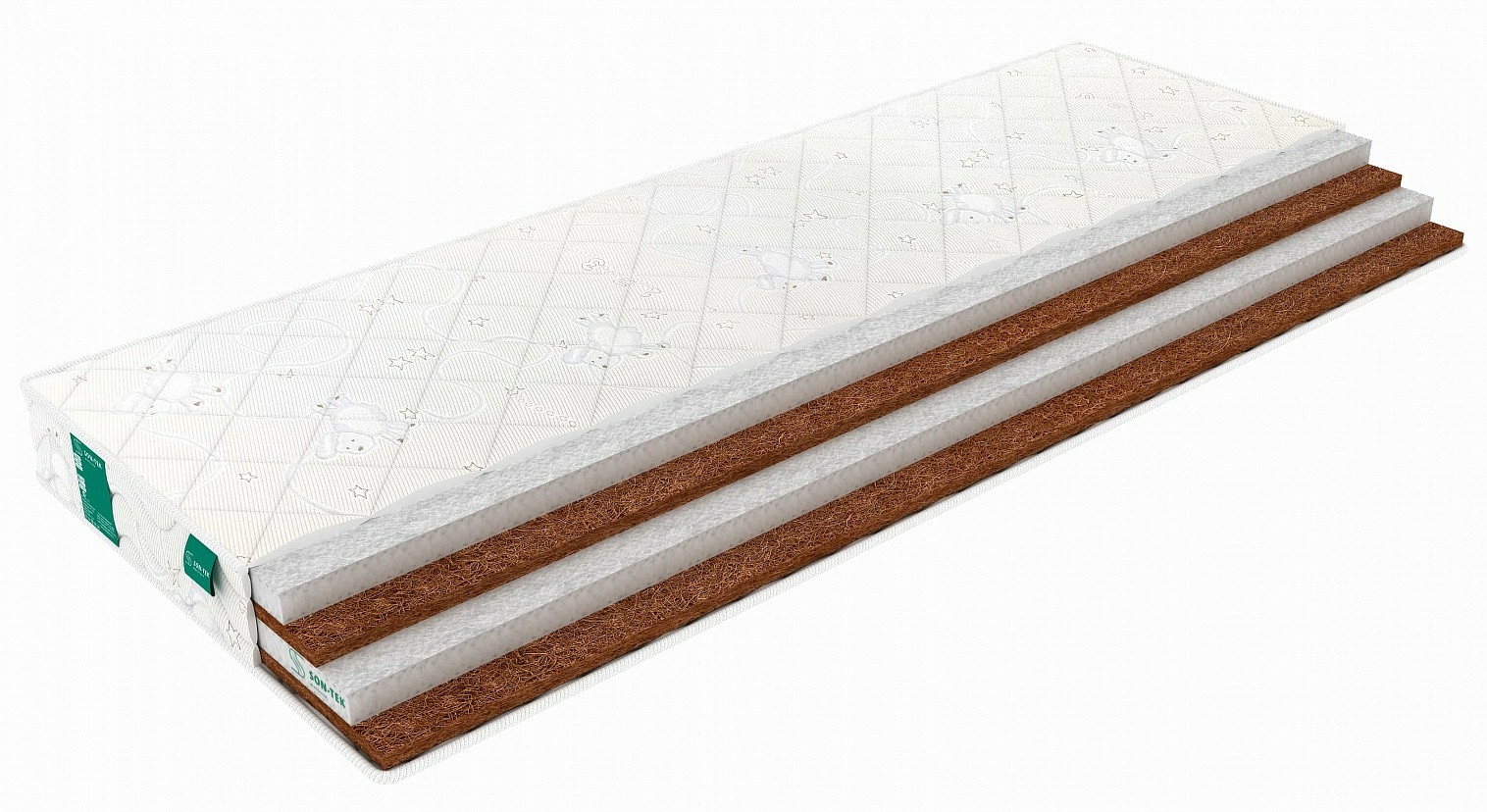 

Матрас Sleeptek Surprise Strutto Cocos mix 60x160, Surprise Strutto Cocos mix