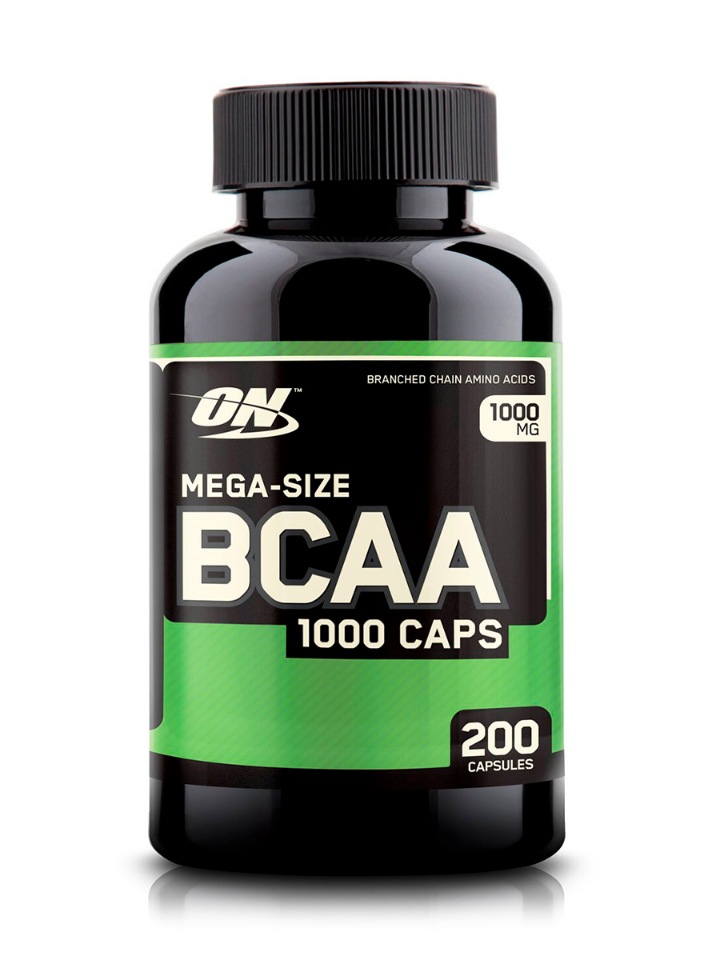 Optimum Nutrition BCAA 1000 200 капсул, без вкуса