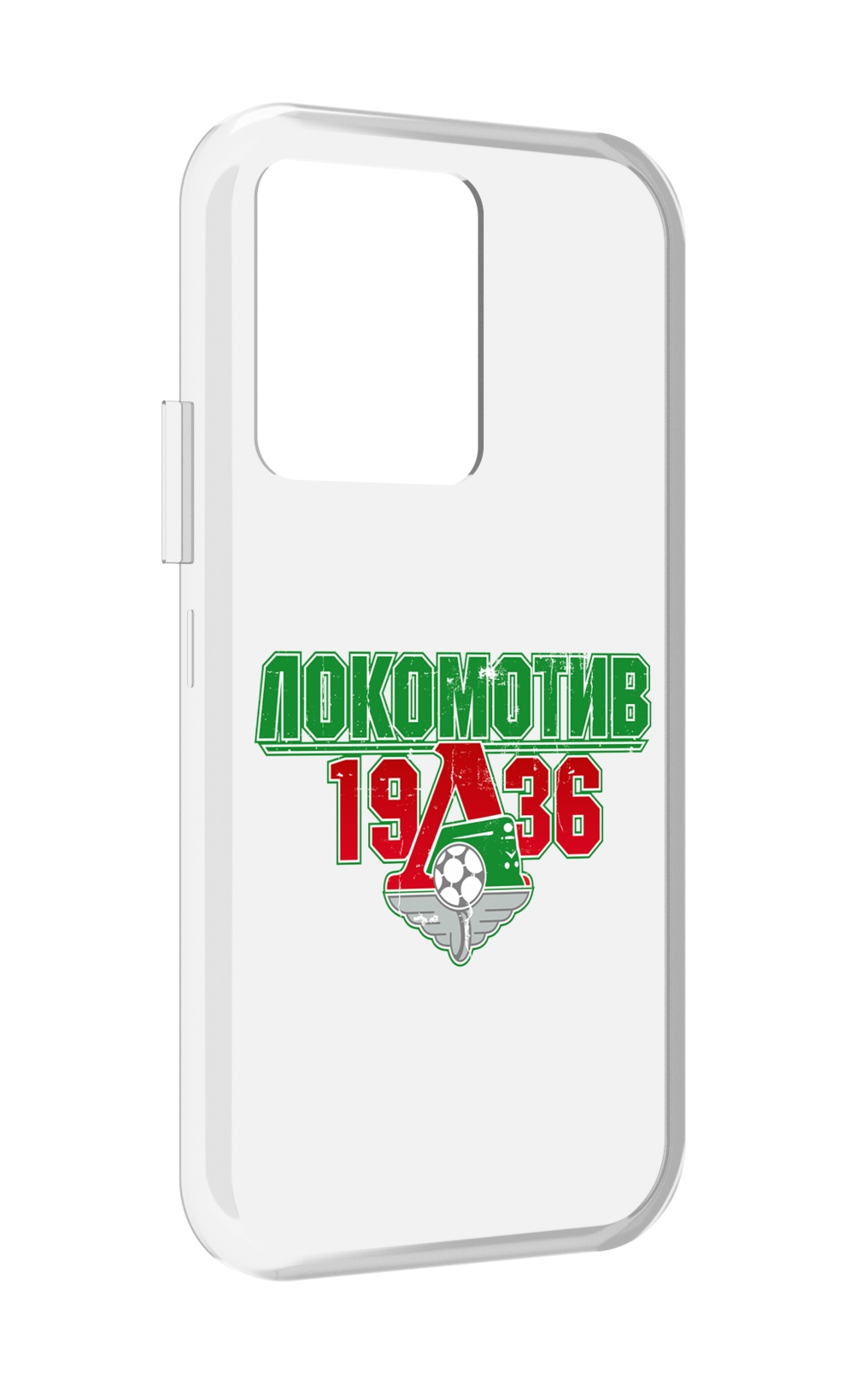 

Чехол MyPads ФК локомотив 1936 для Vivo iQOO 10, Прозрачный, Tocco