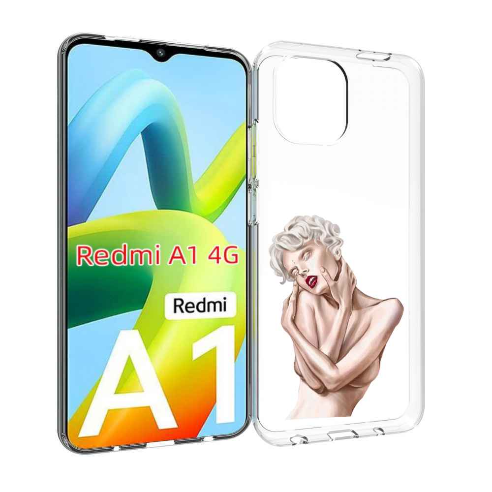 

Чехол MyPads Мигера женский для Xiaomi Redmi A1, Прозрачный, Tocco