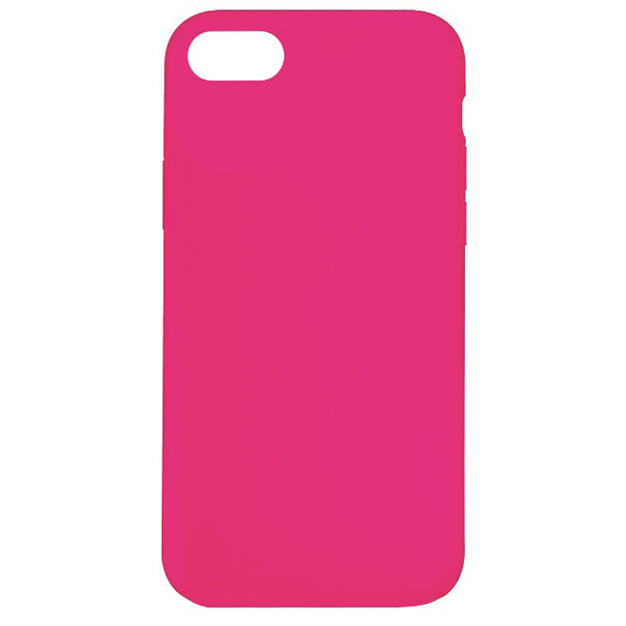 

Чехол - накладка для iPhone 7/8/SE (2020), Silicon Case, без лого, ярко-розовый