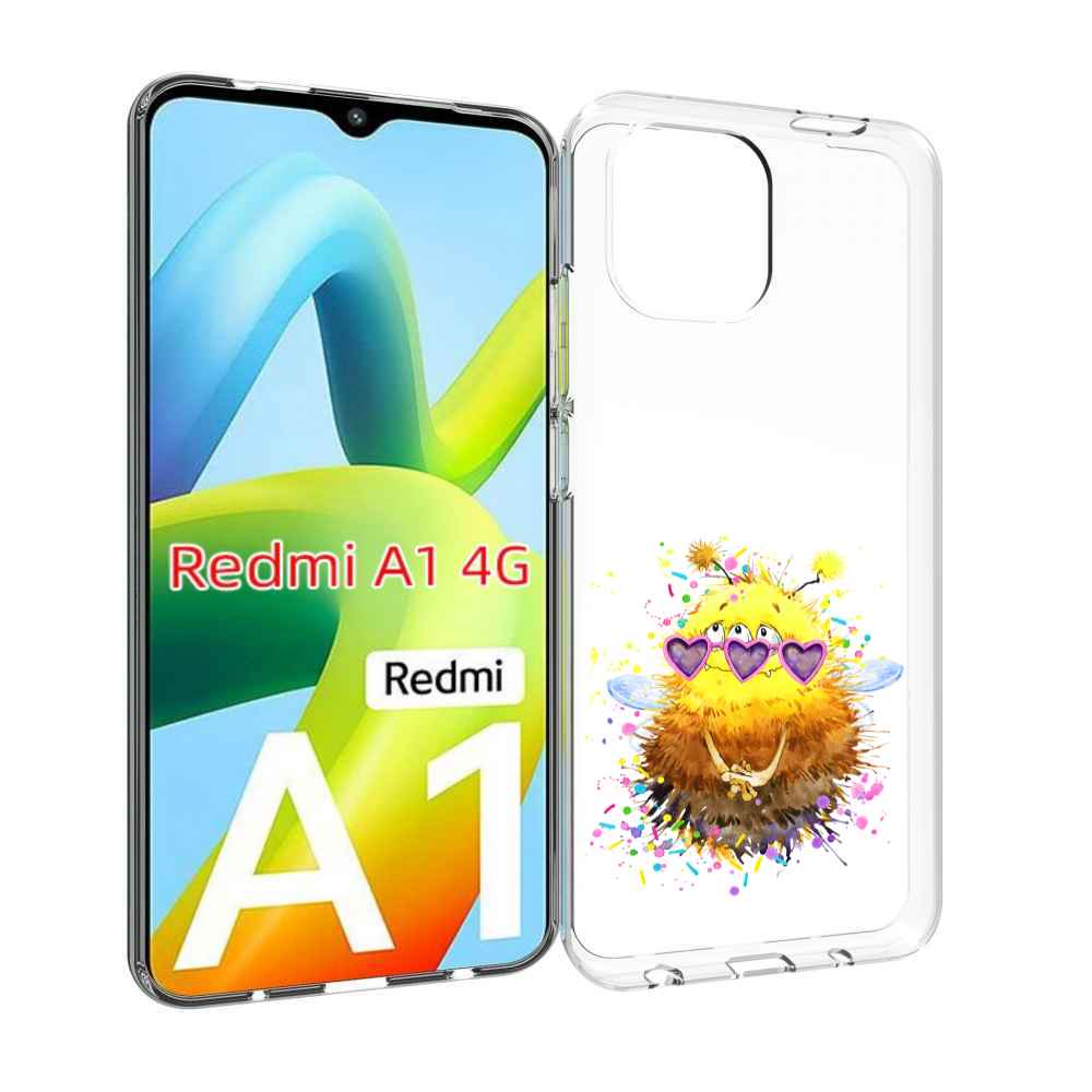 

Чехол MyPads Пушитый шмель для Xiaomi Redmi A1, Прозрачный, Tocco