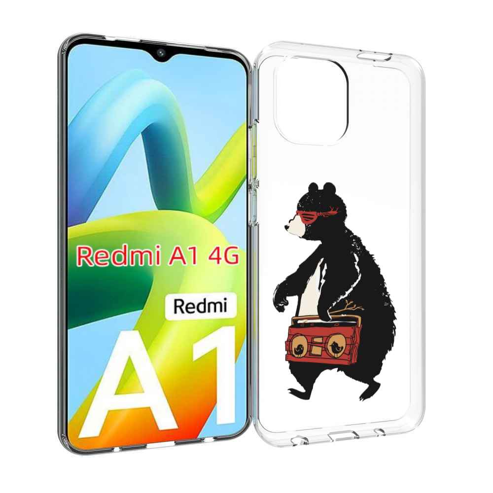 

Чехол MyPads Музыкальный медведь для Xiaomi Redmi A1, Прозрачный, Tocco