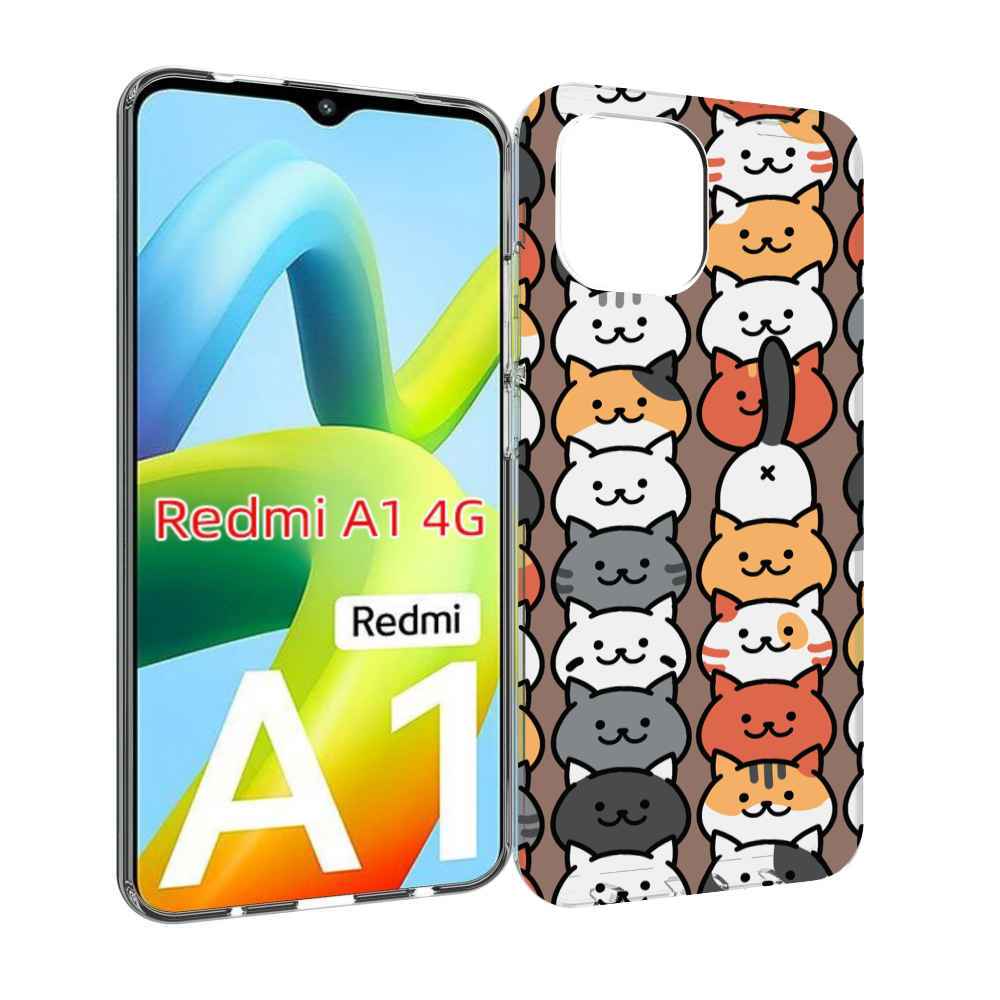 

Чехол MyPads Найди-кота для Xiaomi Redmi A1, Прозрачный, Tocco