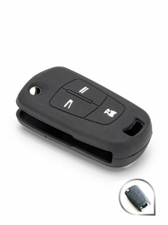 

Чехол SLK силиконовый для ключа OPEL ANTARA (1014), Черный