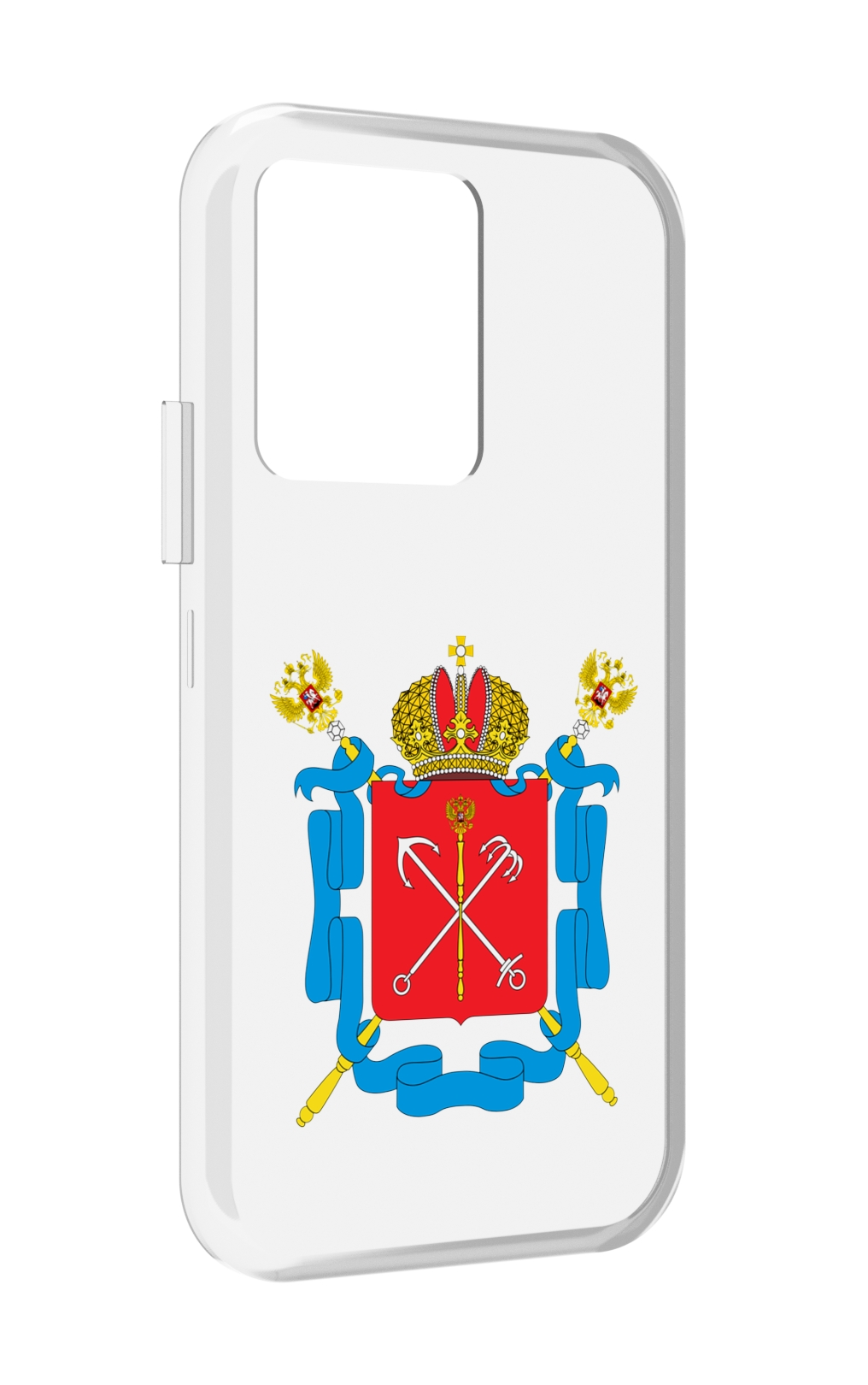 

Чехол MyPads герб-санкт-петербург для Vivo iQOO 10, Прозрачный, Tocco