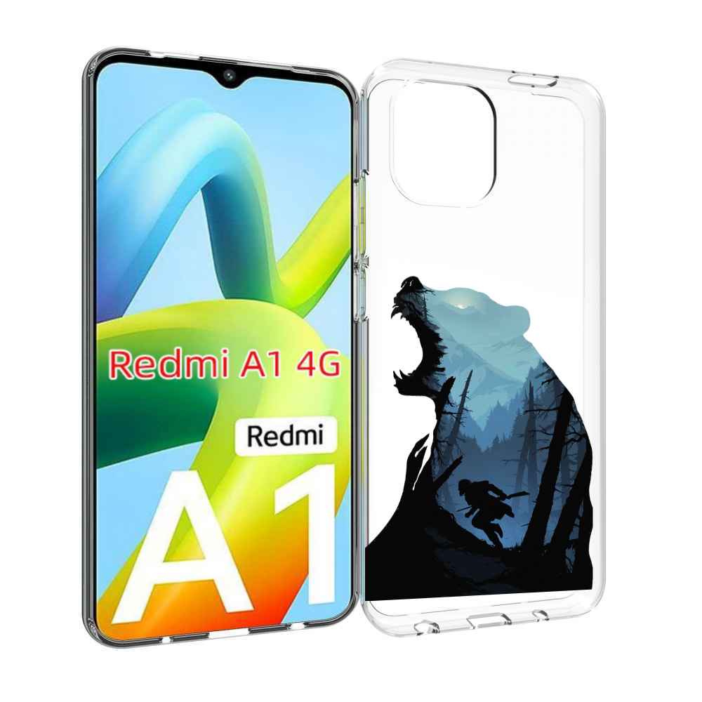 

Чехол MyPads Ночной-медведь для Xiaomi Redmi A1, Прозрачный, Tocco