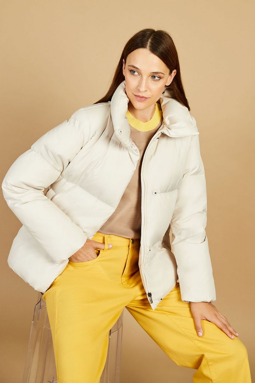 

Куртка женская Baon B001526 бежевая M, B001526